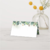 Eucalyptus en goud laat groen elegant (Achterkant)