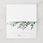 Eucalyptus en Greenery Waterverf Wedding (Buitenkant ongevouwen)
