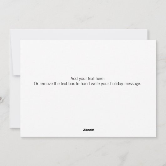 Eucalyptus En Rode Bes Kranz Plat Kerstkaart (Achterkant)