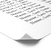 Eucalyptus en Rozen 12 Tabellen Bindende SITUATIE Poster (Hoek)