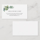 Eucalyptus Enclosure Card Informatiekaartje (Voorkant / Achterkant)