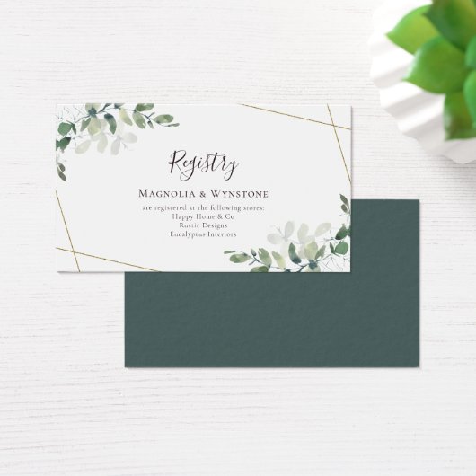 Eucalyptus Enclosure Kaart BUDGET Weddenschap (Bureau)