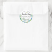 Eucalyptus Essentiële olie Aromatherapielabel Ronde Sticker (Tas)