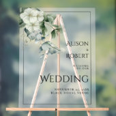 Eucalyptus et fleurs translucides mariage ACCUEIL (Neutre)