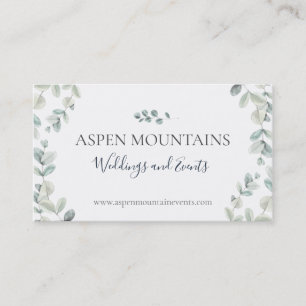 Eucalyptus Event Planner Visitekaartjes