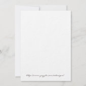 Eucalyptus Faire-part de mariage (Dos)