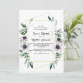 Eucalyptus Faire-part de mariage (Debout devant)