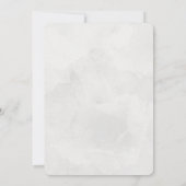 Eucalyptus Faire-part de mariage aquarelle (Dos)