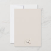 Eucalyptus Faire-part de mariage budget (Dos)