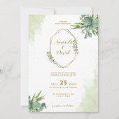 Eucalyptus Faire-part de mariage de verdure (Devant)