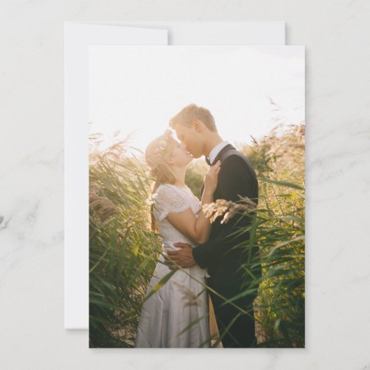 Eucalyptus faire-part de mariage d'eau verte feuil (Dos)