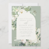 Eucalyptus Faire-part de mariage vert Sage Floral (Devant)