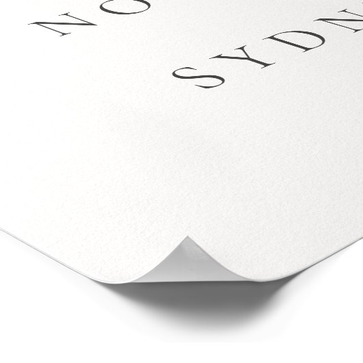 Eucalyptus Fern Fauna Cross Christening Welkom Poster (Hoek)