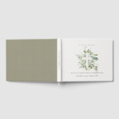 Eucalyptus Fern Foliage Cross Eerste Heilige Commu Gastenboek (Volledig)