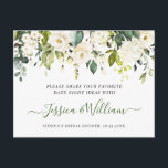 Eucalyptus Fête des mariées Date Carte d'Idée de n<br><div class="desc">Pour plus de personnalisation,  cliquez sur le lien "customiser plus" et utilisez notre outil de conception pour modifier ce modèle. Si vous avez besoin d'aide ou d'articles correspondants,  veuillez me contacter.</div>