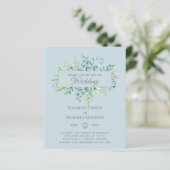 Eucalyptus Feuille Blue Sky Mariage (Debout devant)