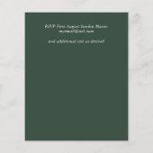 Eucalyptus Feuille Verdure naturelle Mariage Chic (Dos)