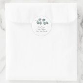 'Eucalyptus Feuilles d'aquarelle Étiquettes (Sac)