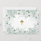 Eucalyptus Feuilles et Carte de remerciements de b (Dos)