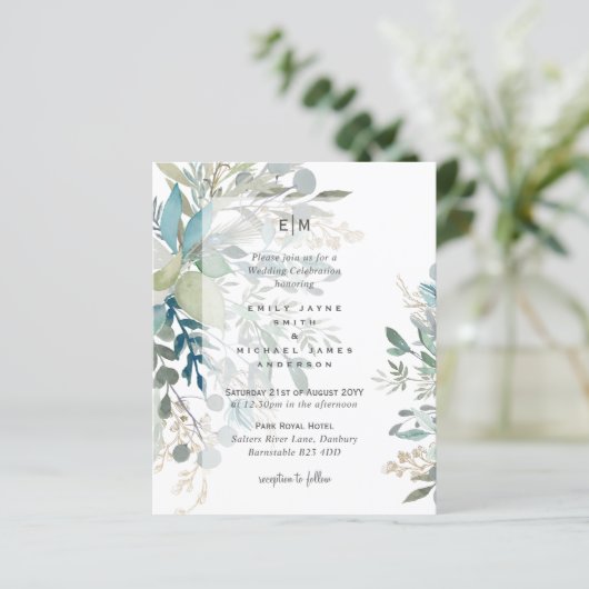 Eucalyptus Feuilles Mariage de verdure naturelle (Debout devant)