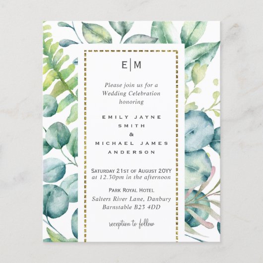 Eucalyptus Feuilles Mariage de verdure naturelle (Devant)