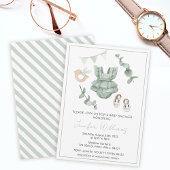Eucalyptus fille douche invitation