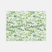 Eucalyptus Fleece Blanket Deken (Voorkant (Horizontaal))