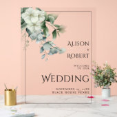 Eucalyptus, fleurs blanches frontière mariage BIEN (Mariage)