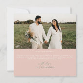 Eucalyptus Floral chic boho greenery bedankt Kaart (Achterkant)