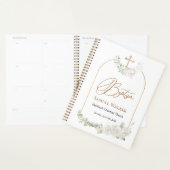 Eucalyptus Floral Cross Angel Baptisateur (Devant avec enveloppe)