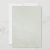 Eucalyptus Floral Geometrisch Virtual Baby shower Kaart (Achterkant)