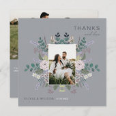 Eucalyptus floral Lavender Boho Greenery Kaart (Voorkant / Achterkant)