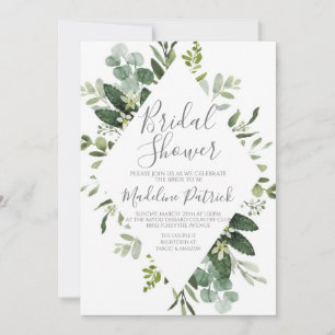 Eucalyptus Floral Vrijgezellenfeest Kaart