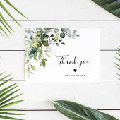 Eucalyptus Floral Wedding Bedankkaart
