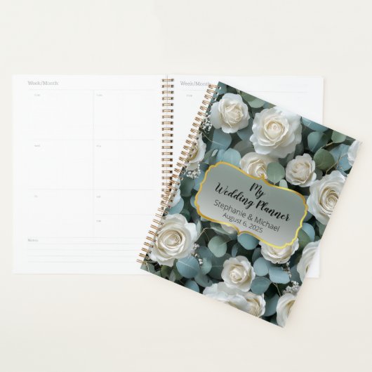 Eucalyptus Flore verdure Mon Wedding planner (Devant avec enveloppe)