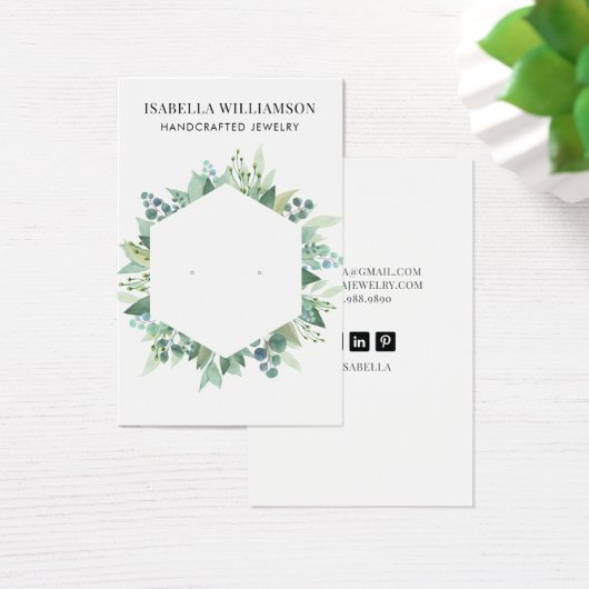 Eucalyptus Foliage Elevage Bijoux Display (Bureau)