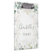 Eucalyptus Foliage Gold Leaves Klembord (Rechts)