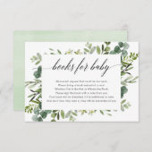 Eucalyptus foliage greenerage book request informatiekaartje (Voorkant / Achterkant)