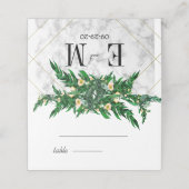 Eucalyptus Foliage Rustisch groen wit (Buitenkant ongevouwen)