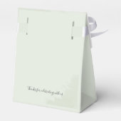 Eucalyptus Foliage Script Beer Koppels Baby shower Bedankdoosjes (Achterkant)