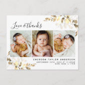 Eucalyptus Foto Baby Hartelijk dank Briefkaart (Voorkant)