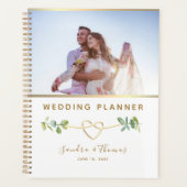 Eucalyptus foto bruiloft planner met aangepaste na (Voorkant)