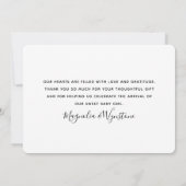 Eucalyptus Foto's en Bedankt - Aankondiging van ge (Achterkant)