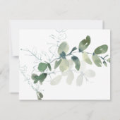 Eucalyptus Funeral Memorial Bedankt (Achterkant)