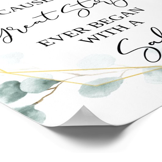 Eucalyptus Funny Alcohol Bar Poster (Hoek)