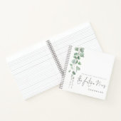 Eucalyptus Future Mrs. Name Alternative Guest Book Notitieboek (Binnen)