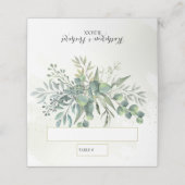 Eucalyptus Garden Wedding (Buitenkant ongevouwen)