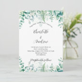 Eucalyptus geenery woodland veertrouwerij kaart (Staand voorkant)