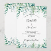 Eucalyptus geenery woodland veertrouwerij kaart (Voorkant / Achterkant)