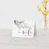 Eucalyptus gelukkige eerste verjaardag als geschen kaart (Gele Bloem)